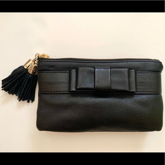 Ann Taylor 🎀 Bow Clutch with Double Tassels - Picture 2 of 8